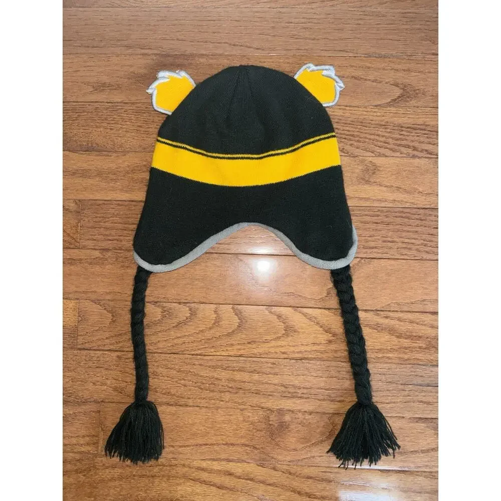 Green Bay Packers NFL Team Apparel Kids 2-4T Winter Hat Wordmark Ears